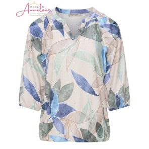Dreamstar Shirt crinkle print Blue mix Dreamstar Shirt crinkle print Blue mix